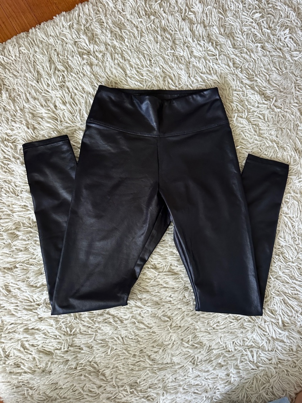 Wild Fable Black Faux Leather High-Rise Leggings